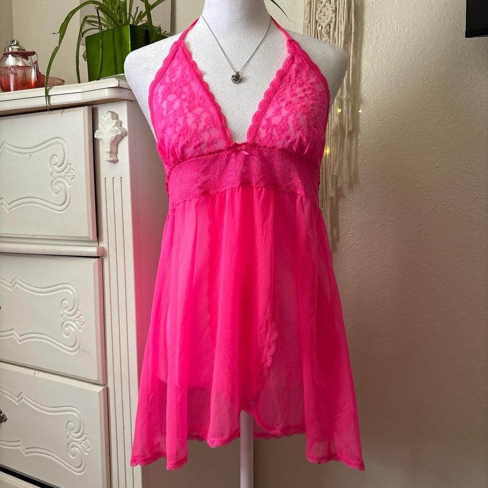 Victoria's Secret Pink Lace Chemise